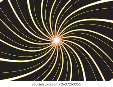 spiral background in black and white color . illusion colorful wallpaper vector abstract pattern,