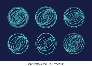 spiral. spiral background. spiral circle background. circle background. vector illustration. radial hypnotic spirals. dynamic abstract background. Spiral wave rhythm line. spirals overlay. concept.