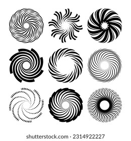 spiral. spiral background. spiral circle background. circle background. vector illustration. radial hypnotic spirals. dynamic abstract background. Spiral wave rhythm line. spirals overlay. concept.