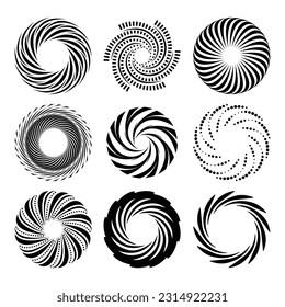 spiral. spiral background. spiral circle background. circle background. vector illustration. radial hypnotic spirals. dynamic abstract background. Spiral wave rhythm line. spirals overlay. concept.