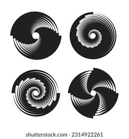 spiral. spiral background. spiral circle background. circle background. vector illustration. radial hypnotic spirals. dynamic abstract background. Spiral wave rhythm line. spirals overlay. concept.