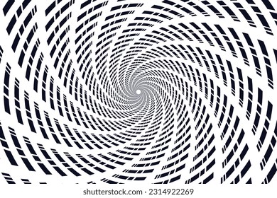 espiral. fondo en espiral. fondo de círculo espiral. fondo de círculo. ilustración vectorial. espirales hipnóticas radiales. fondo abstracto dinámico. Línea de ritmo de ola espiral. las espirales se superponen. concepto.
