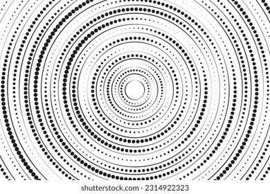 espiral. fondo en espiral. fondo de círculo espiral. fondo de círculo. ilustración vectorial. espirales hipnóticas radiales. fondo abstracto dinámico. Línea de ritmo de ola espiral. las espirales se superponen. concepto.