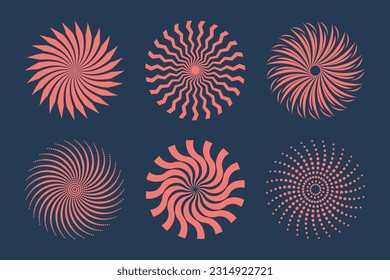 spiral. spiral background. spiral circle background. circle background. vector illustration. radial hypnotic spirals. dynamic abstract background. Spiral wave rhythm line. spirals overlay. concept.