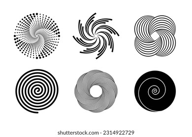 spiral. spiral background. spiral circle background. circle background. vector illustration. radial hypnotic spirals. dynamic abstract background. Spiral wave rhythm line. spirals overlay. concept.