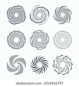 spiral. spiral background. spiral circle background. circle background. vector illustration. radial hypnotic spirals. dynamic abstract background. Spiral wave rhythm line. spirals overlay. concept.