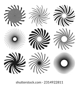 spiral. spiral background. spiral circle background. circle background. vector illustration. radial hypnotic spirals. dynamic abstract background. Spiral wave rhythm line. spirals overlay. concept.