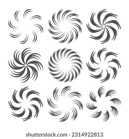 spiral. spiral background. spiral circle background. circle background. vector illustration. radial hypnotic spirals. dynamic abstract background. Spiral wave rhythm line. spirals overlay. concept.