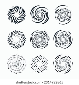 spiral. spiral background. spiral circle background. circle background. vector illustration. radial hypnotic spirals. dynamic abstract background. Spiral wave rhythm line. spirals overlay. concept.