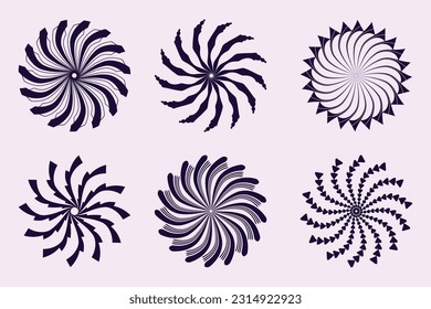 spiral. spiral background. spiral circle background. circle background. vector illustration. radial hypnotic spirals. dynamic abstract background. Spiral wave rhythm line. spirals overlay. concept.