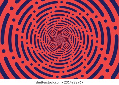 spiral. spiral background. spiral circle background. circle background. vector illustration. radial hypnotic spirals. dynamic abstract background. Spiral wave rhythm line. spirals overlay. concept.