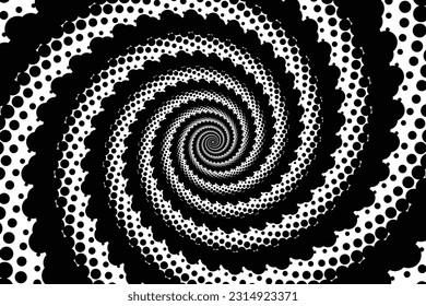 spiral. spiral background. spiral circle background. circle background. vector illustration. radial hypnotic spirals. dynamic abstract background. Spiral wave rhythm line. spirals overlay. concept.