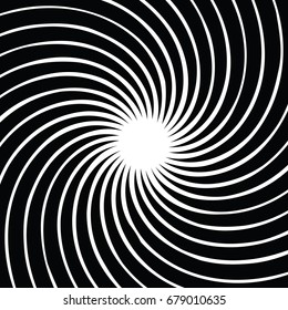 Spiral background. Sun vector illustration. Circular, radiating abstract shape pattern. Geometric design element series.