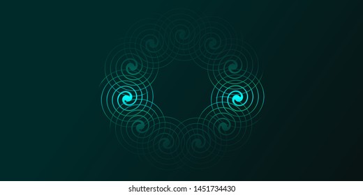  spiral  background - vector version