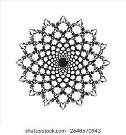Nature’s Spiral: The Beauty of Floral Mandalas