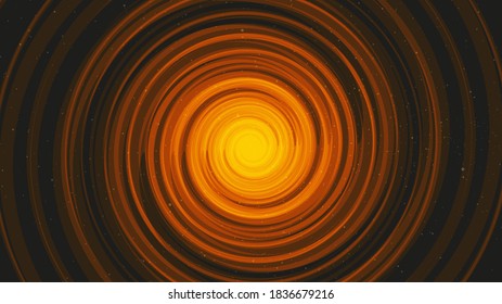 Spiral Black Hole on Black Galaxy Background.planet and physics concept design,vector illustration.