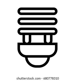 Spiral bulb icon