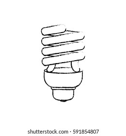 Spiral bulb symbol icon vector illustration graphic design
