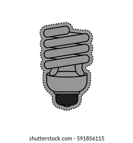 Spiral bulb symbol icon vector illustration graphic design