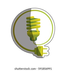 Spiral bulb symbol icon vector illustration graphic design