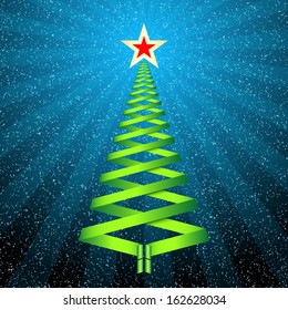spiral christmas tree