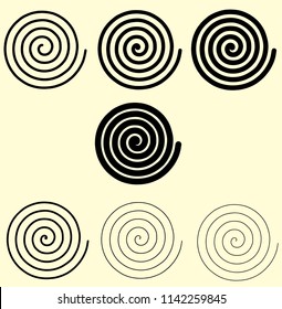 spiral circle illustration