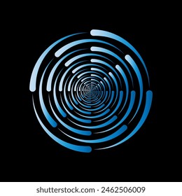 spiral circle illustration background design