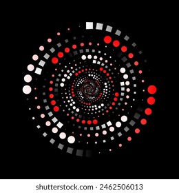 spiral circle illustration background design