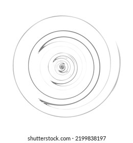 spiral circle isolated on white  background  