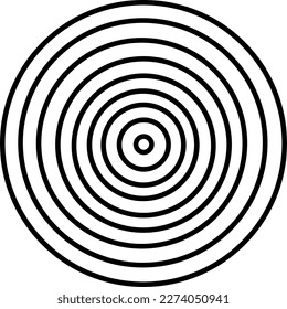 spiral circle on white background.