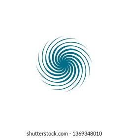 spiral circle water swirl vector design 
