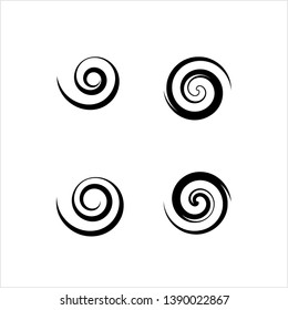 Spiral Collection, Archimedean, Fermat Spiral Vector Art Illustration