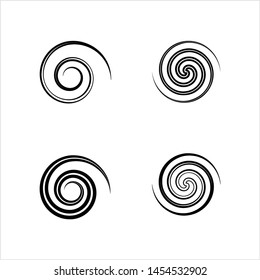 Spiral Collection, Archimedean, Fermat Spiral Vector Art Illustration