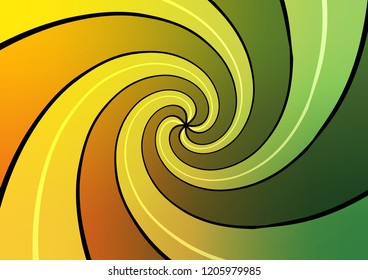 spiral color gradient