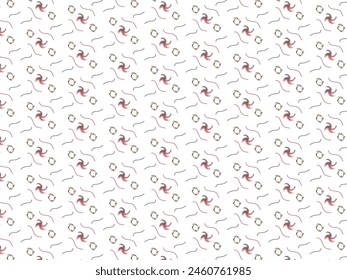 Spiral colorful seamless pattern design