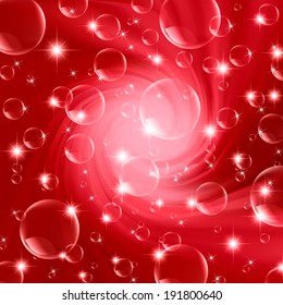 Spiral curtain background