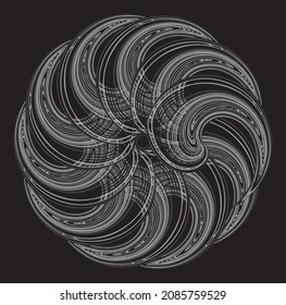 Spiral Design Element. Background abstract vector image