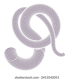 The spiral. A design element for creative ideas. Curved lines create a spiral weave