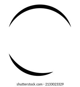 Spiral design element. Swirl, twirl, whirl illustration