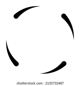 Spiral design element. Swirl, twirl, whirl illustration