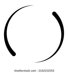 Spiral design element. Swirl, twirl, whirl illustration