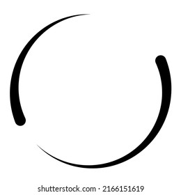 Spiral design element. Swirl, twirl, whirl illustration