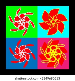 spiral design original for various greeting, event background, education layout and website layout 