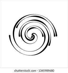 Spiral Design, Spiral Shape Vector Art Illustration