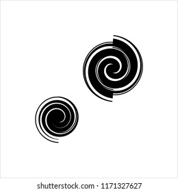 Spiral Design, Spiral Vector Art Illustration