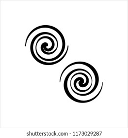 Spiral Design, Spiral Vector Art Illustration