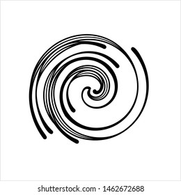 Spiral Design, Spiral Vector Art Illustration