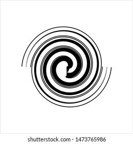 Spiral Design, Spiral Vector Art Illustration