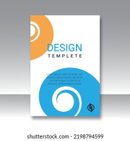 spiral design vector, for brochure templates, report covers, catalogs.