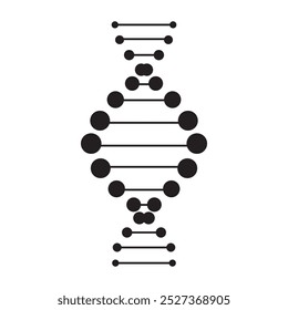 Vector de línea de ADN espiral - 05